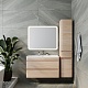Style Line Мебель для ванной подвесная Атлантика 100, Люкс ясень перламутр, PLUS – фотография-16